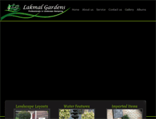 Tablet Screenshot of lakmalgardens.com